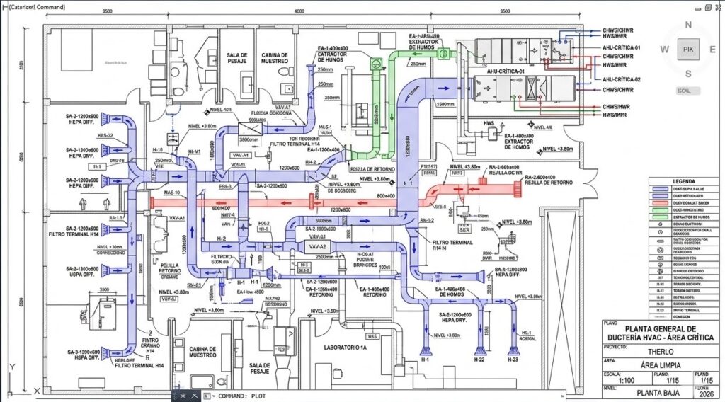Ingeniería y Diseño Planos de ductos